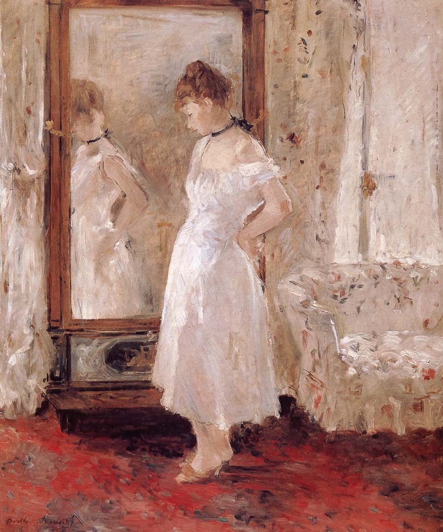 The Woman in front of the mirror